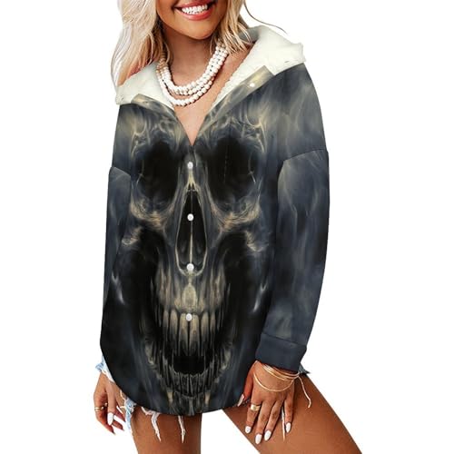 Veste à capuche polaire dark fantasy pour vos sorties hivernales
