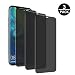Produktbild [3 Stück] Privacy Panzerglas Schutzfolie Huawei P20 Pro Anti-Spähen, CaseLover 9H Härtegrad Anti-Kratzer Full Screen Protector Anti-Spion Anti Spy Tempered Glass Blickschutzfolie für Huawei P20 Pro
