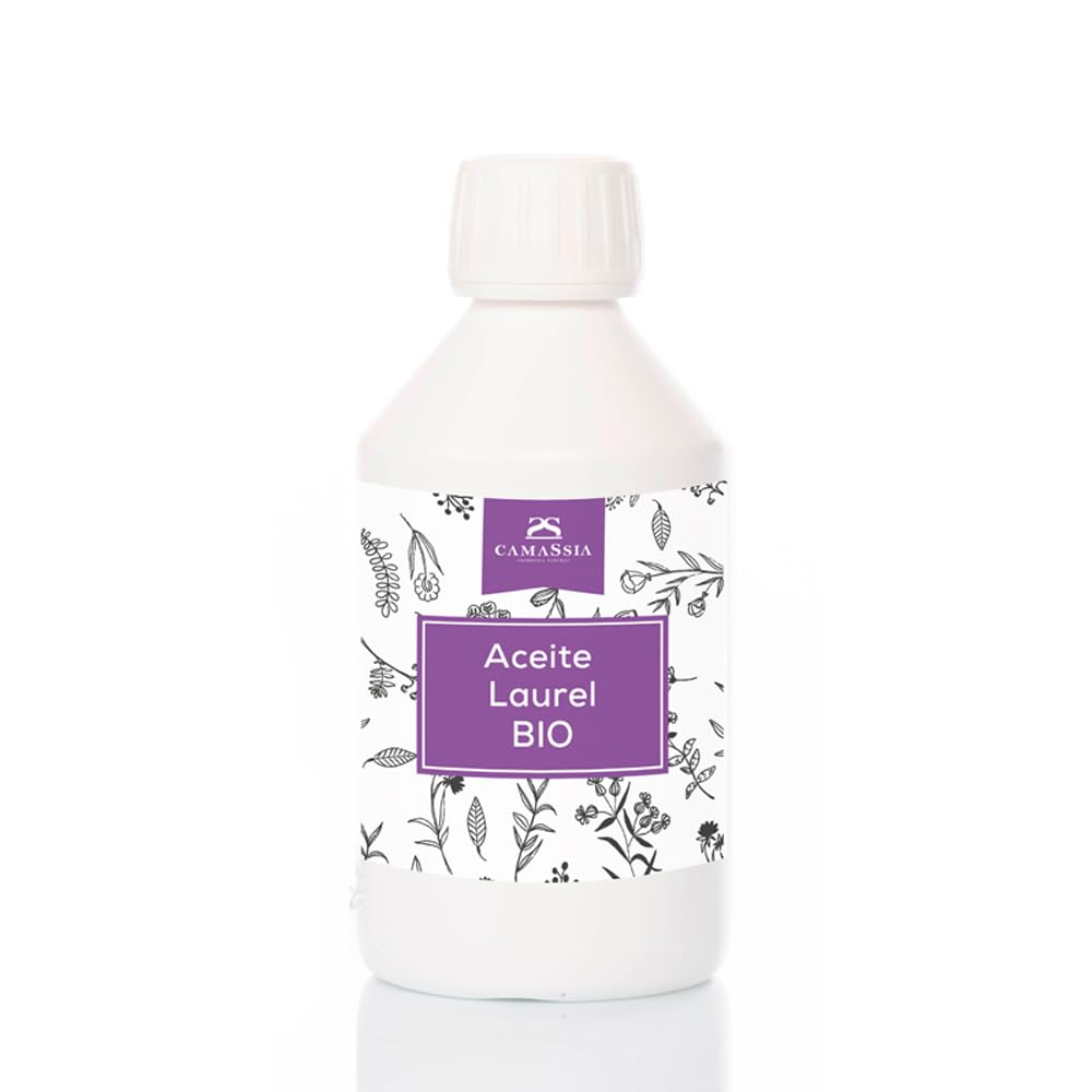 Camassia Aceite de laurel BIO | Aceites vegetales | De presión de las bayas de laurel y cultivo ecológico | 200gr
