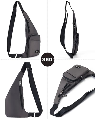 Image of Seoky Rop Sling Bag Slim Personal Purse Pocket Small Crossbody Chest Bag
