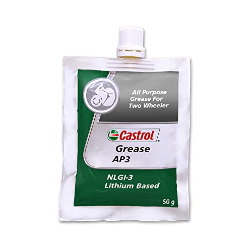 Image of Castrol Grease AP3 NLGI-3 Lithium based All Purpose Grease for Two Wheeler 50G