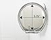 JiBen Fogless Shower Mirror with Power Locking Suction Cup, Built-in Razor Hook and 360 Degree Rotating Adjustable Arm, Personal Fog Free Bathroom Shaving Mirror (Chrome)