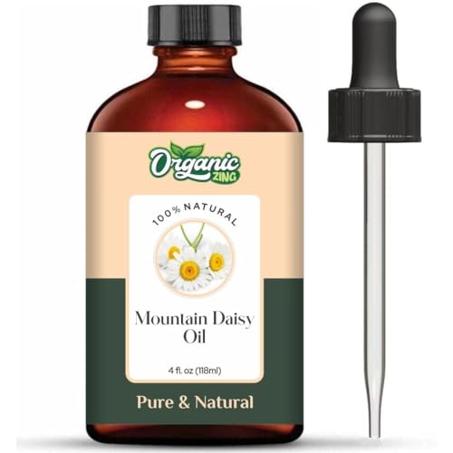 Image of Organic Zing Mountain Daisy (Celmisia Semicordata) Oil | Pure & Natural Essential Oil for Aroma, Diffusers and Skincare - 118ml /3.99fl oz