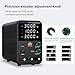 WANPTEK POWER DC Power Supply Variable 30V 10A Bench Power Supply with Output Switch/OCP, Adjustable Lab Power Supply with 4-Digits LED Display/USB Fast Charge Port/Encoder Knob