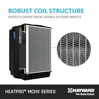 Hayward HeatPro MCHX Pool Heat Pump, 140K BTU, Heat Only W3HP21405T