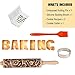 Embossed Rolling Pin for Baking Cookies Christmas Embossing Rolling Pins with Design Wooden Engraved Springerle Roller Pin Dough Patterned Clay Pottery Ceramic Bakers Women (Flower Snowflake Paisley)