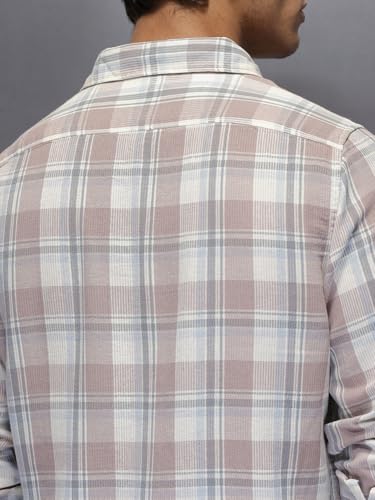 WROGN Men's Pure Cotton Slim Fit Checkered Shirt - Image 6