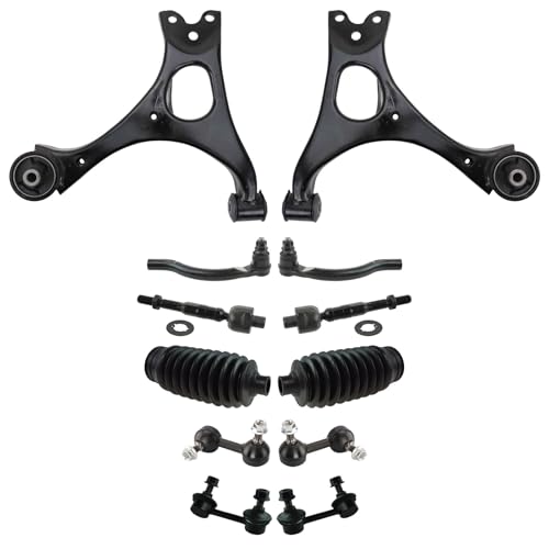TRQ Front & Rear Steering & Suspension Kit Compatible with 2006-2011 Honda Civic