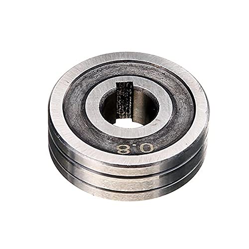 MIG Wire Feed Roller Drive Wheel Feeder V KNURLED Guide Welding 0.6/0.8/1.0mm (0.6/0.8-30mm V)