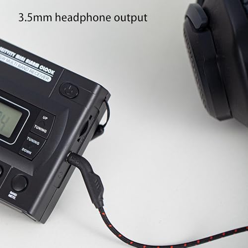 Genérico Radio Portátil, Radio Despertador Am/FM, Unciona con Pilas, Radios Reloj Digital, Radios Analógica con Altavoz Grande para El Hogar Y Exteriores - imagen 5
