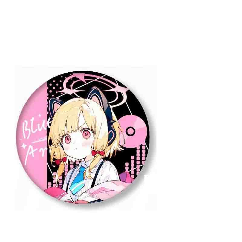 Amazon.co.jp: ブルーアーカイブ 缶バッジ ブローチ バッジ 6個セット