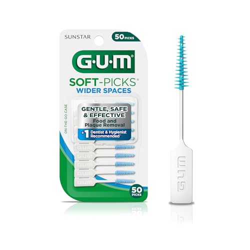 Image of GUM Soft-Picks Wider Spaces Interdental Picks, 50 Count