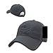 Rapid Dominance American Flag Embroidered Washed Cotton Baseball Cap - Dark Grey