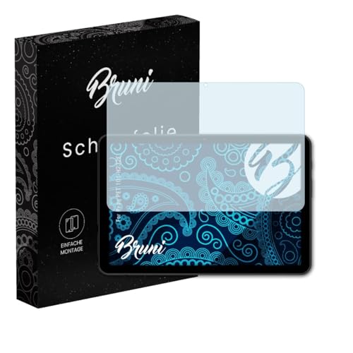 Bruni Screen Protector compatible with Peaq PET 101-H232E Protector Film, crystal clear Protective Film (2X)