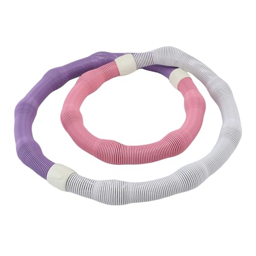 Glomora Weighted Spring Hoop,for Adults Portable Foldable Fitness Workout Sports Hoop Waist Friendly for Home Travel