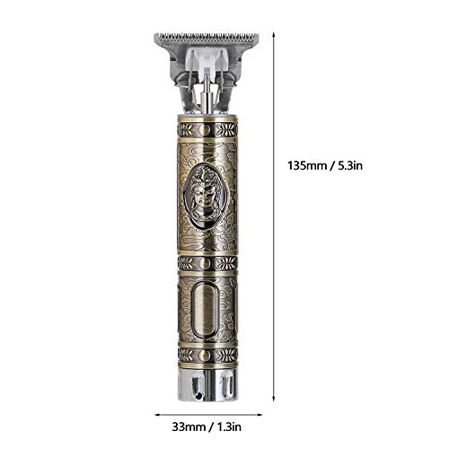 OWSOO Cortador de cabelo Aparador profissional de cabelo masculino recarregável elétrico poderoso má