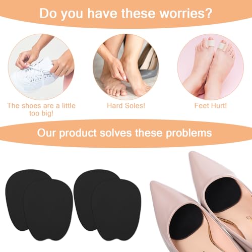 3 pares de almohadillas de fieltro para lengüeta de zapato miniatura 6