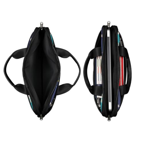 Bolsa para laptop Art Style Flower Cat 15 pulgadas miniatura 5