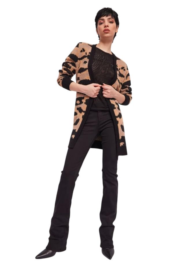 Gaudi Donna Pantaloni Cotone Nero 31