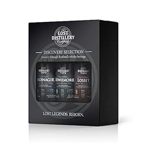 The Discovery Selection by The Lost Distillery Company – Limited edition gift pack of 3 x 5cl miniature bottles. 43% Abv…