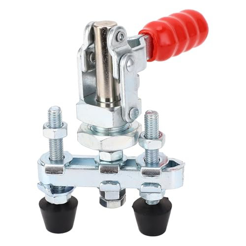 Toggle Clamp 91kg Holding Capacity 20mm Stroke Quick Release Push Pull Clamp with Flange Base Double Head Hand Tool Toggle Latch Clamp