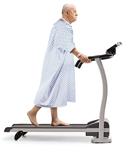 Lux Care Novo Avental Unissex para Paciente - Mistura de Algodão Premium - Tecido Macio e Confortáve