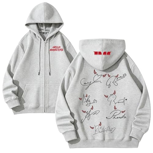 Sweat à capuche Hellomonsters-Signature veste manches longues vêtements d'extérieur