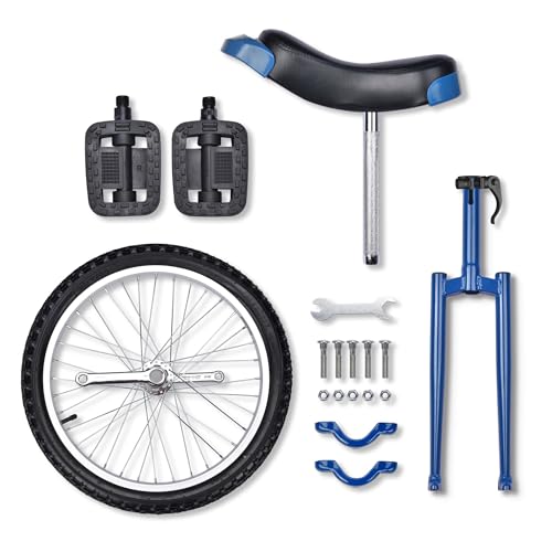Image of AW 16 /18 /20 /24 Inch Wheel Outdoor Unicycle Adjustable Seat Exercise Bicycle | Fit Adults Kids Outdoor Sports Fitness Exercise, Various colors For Choice