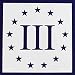 13 Star Field Stencil 10.5" x 10.5" -14 Mil-3 Percent - Painting /Crafts/ Templates