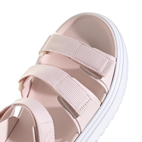 adidas adidas Unisex-Adult Platform Sandals, Sandy Pink/Sandy Pink/Wonder Quartz, 11