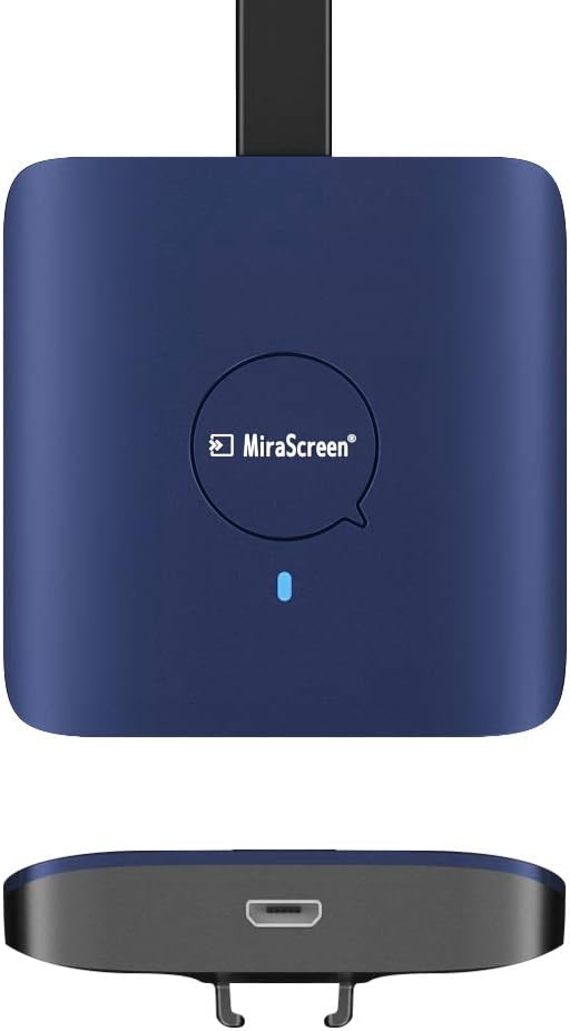 Best MiraScreen G30 Miracast Dongle for TV, 1080P 2.4G/5G Wireless WiFi Display Dongle Compatible with iPhone/Android/Windows to TV/Project/Car Screen, Support Google Home App