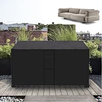 Enzeno Housse Salon de Jardin Exterieur avec évent,420D Oxford Tissu