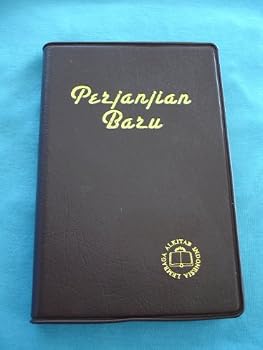 Indonesian New Testament Burgundy Cover, Golden Edges / PERJANJIAN BARU / PB TB Edisi 2 / Teks Alkitab Terjemahan Baru TB / Kamus