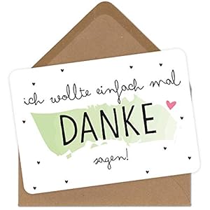 OWLBOOK Grußkarte Danke sagen Geschenkkarte mit Briefumschlag Geschenke Geschenkideen für Deine Eltern zum Geburtstag