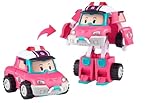 Silverlit - Robocar Poli – Sandy – Figurine Véhicule 2-en-1 Transformable – Robot Articulé – 10 cm – Dès 3 Ans