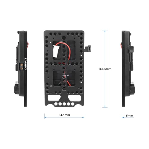 Plaque de batterie V-Mount avec fixation stable pour rig vidéo - 2