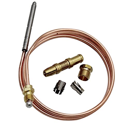 1pc Air Thermocouple For Air Heater Fireplace Oven Camping Stove Thermocouple Probe Wire Replacement Meter 600 / 900mm - ( Color: 600mm )