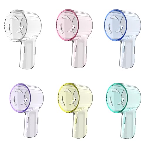 Kaymax 6 Pack Dustproof Protective Covers for Toothbrush Head Compatible with Oral B Fits for Oral-B iO Series Pro 1000 1500 5000 7500 Electric Toothbrush Protects and Convenient Travel