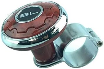Steering Wheel Spinner Knob, Tractor steering wheel spinner, Compatible with Car, Tractor, Boat and Lawn Mower, Universal Vehicle Turning Aid for Smooth Maneuvering (Wood Color)