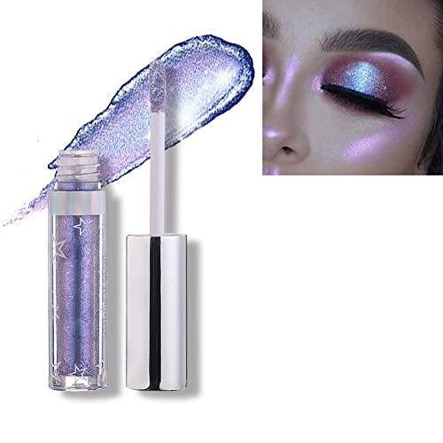 ROPALIA Liquid Glitter Eyeshadow,12 Color Sparkling Eyeshadow -Diamonds Phantom Color Water-based Eyeshadow Lasting Waterproof Sparkling Glitter Liquid EyeShadow Metallic Pigment