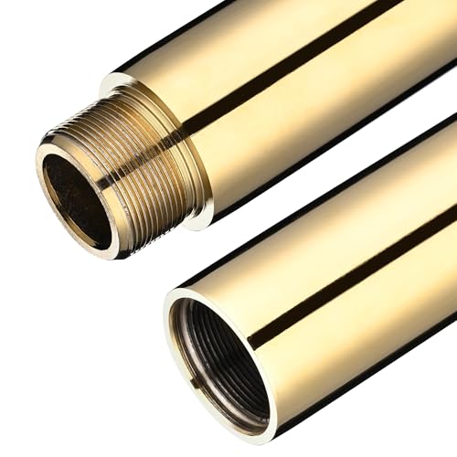 AW 12 FT Spinning Static Dancing Pole Kit w/Extensions Fitness Dance Exercise Gold