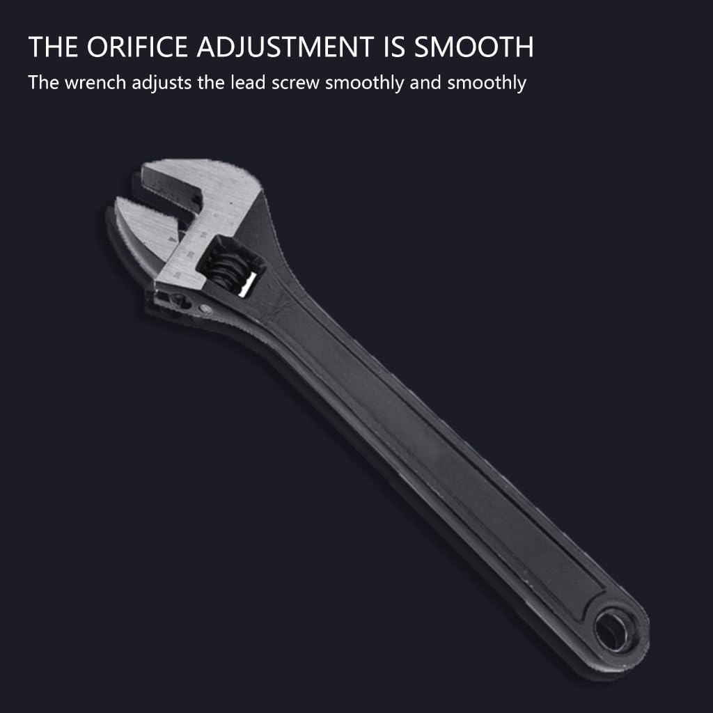 Llave inglesa ajustable de apertura grande, llave inglesa deslizante de ángulo ajustable de 8/10/12 pulgadas herramienta doméstica