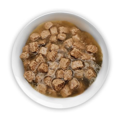 Image of Scoochie Pet Products Chef Scoochie's Tender Seafood Chunks in Gravy Wet Cat Food - Easy Open Pop-Top Cans - Protein & Essential Nutrients - Gourmet Meal for Indoor & Outdoor Cats 24 Cans (14 oz e.)