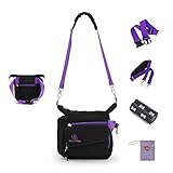 Generic Dog Waste Bag Carrier-Dog Poo Pouch-Dog Training Walking Travel Bag-Neoprene Waterproof,Lightweight,Washable Bag-Multi Use,Hands Free,Messenger,Cross Body and Waist Bag