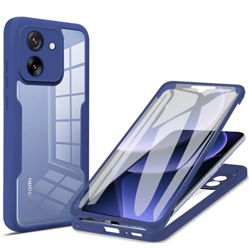 Coque Xiaomi Redmi 13C transparente QB Bleu idéale pour sécuriser votre smartphone au quotidien