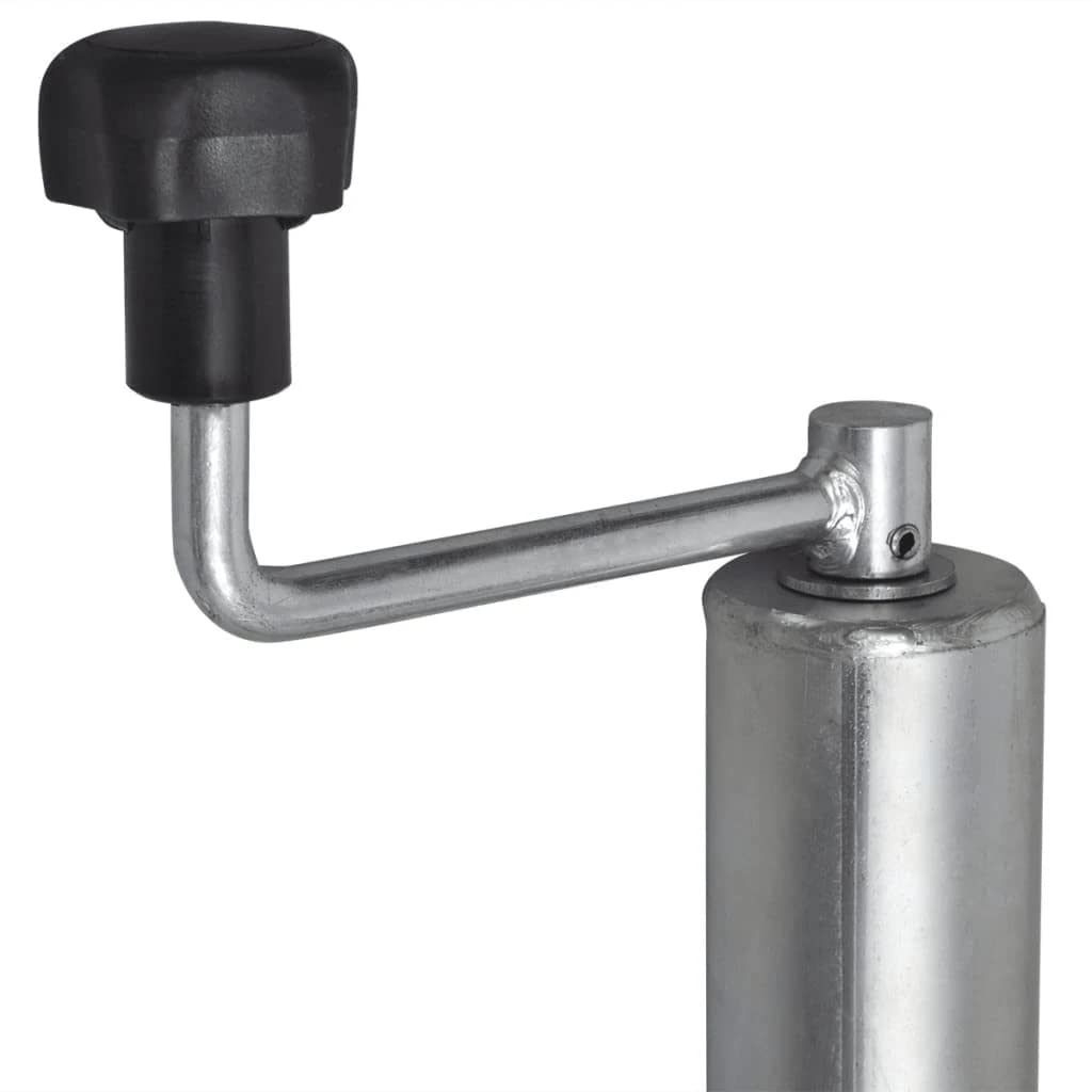 vidaXL Rueda jockey plegable resistente de 2.4 pulgadas