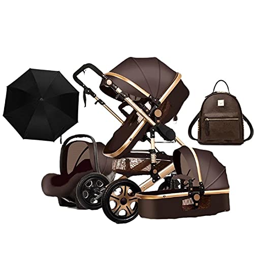 Kinderwagen Luxe kinderwagen 3 in 1 Draagbare reizen Kinderwagen Vouwen PRAMS Aluminium Frame Hoge Landschap Auto for… - Afbeelding 3