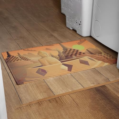 Tapis de cuisine antidérapant CEVAN 50x80cm lavable