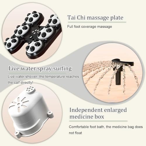 Spa de pies con masaje y calentamiento por circulación miniatura 3