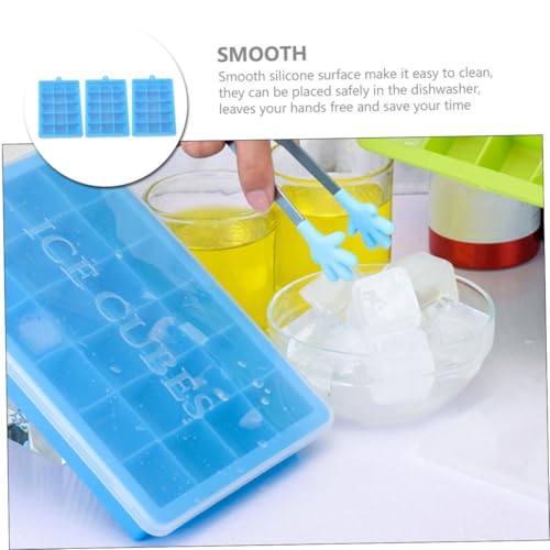 Molde de silicona para cubitos de hielo 3 piezas miniatura 5